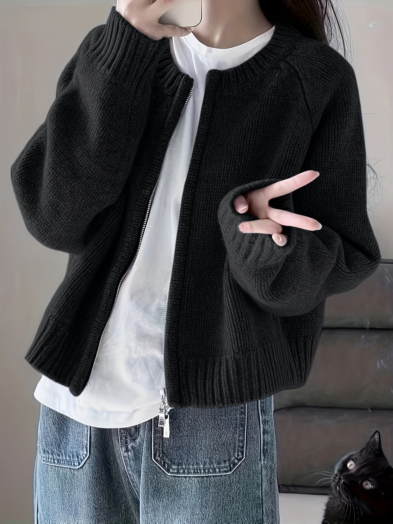 MIRA™ | WARME UND VIELSEITIGE STRICKJACKE