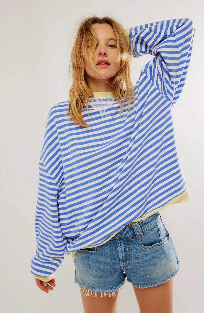 LUCY™ | GESTREIFTER OVERSIZE-PULLOVER