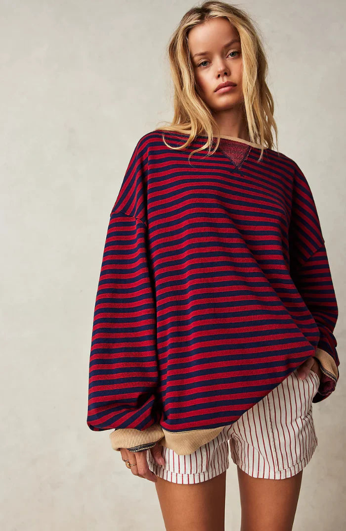 LUCY™ | GESTREIFTER OVERSIZE-PULLOVER