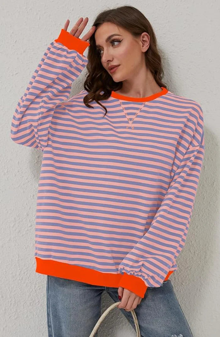 LUCY™ | GESTREIFTER OVERSIZE-PULLOVER