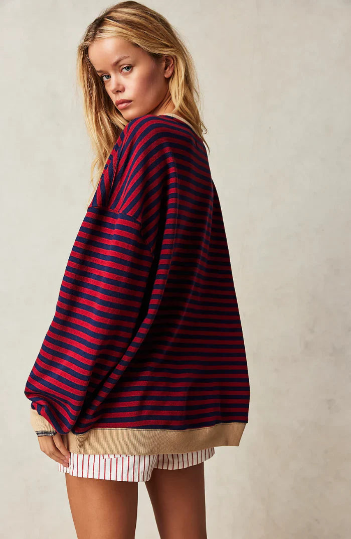 LUCY™ | GESTREIFTER OVERSIZE-PULLOVER