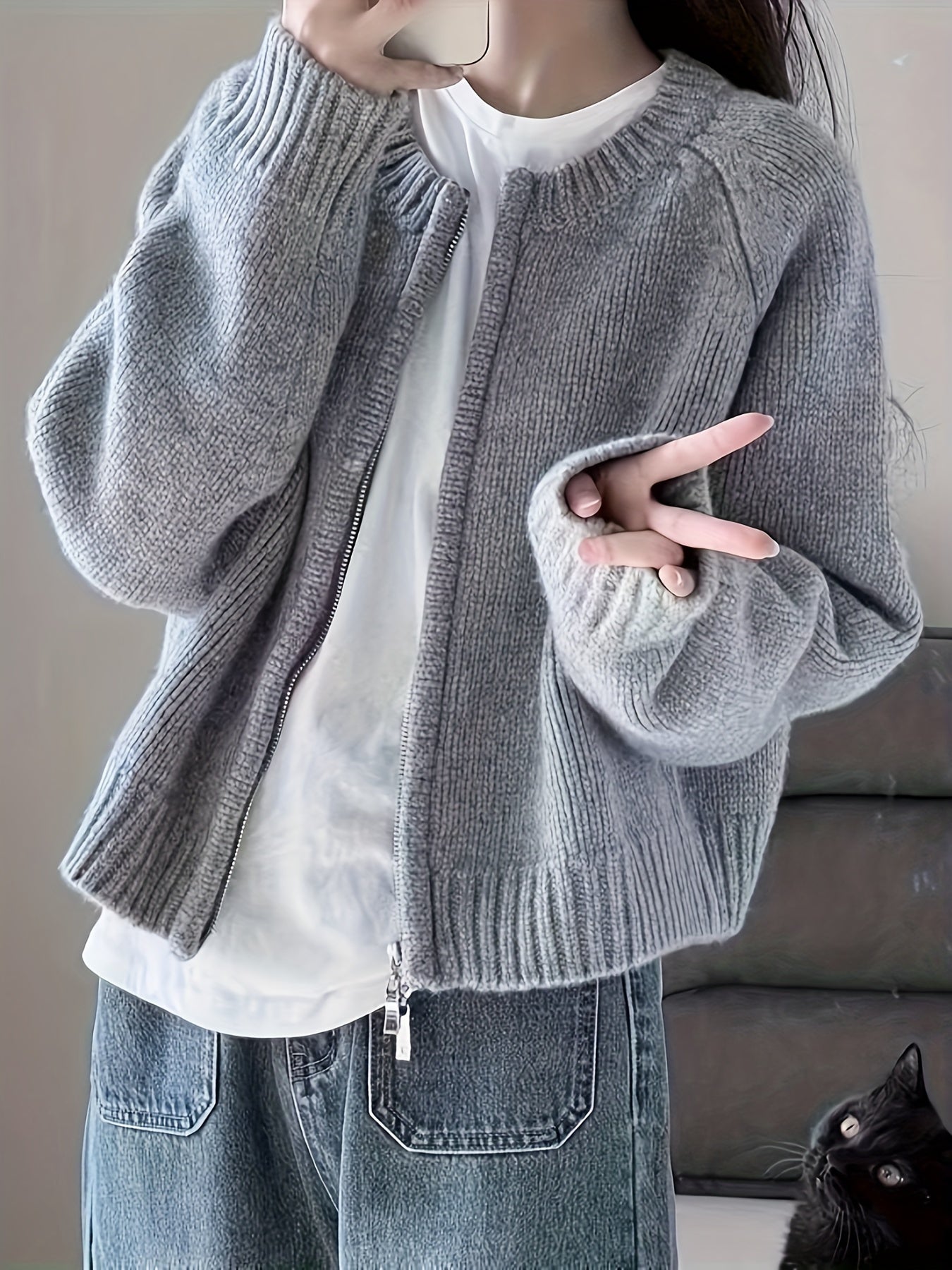 MIRA™ | WARME UND VIELSEITIGE STRICKJACKE