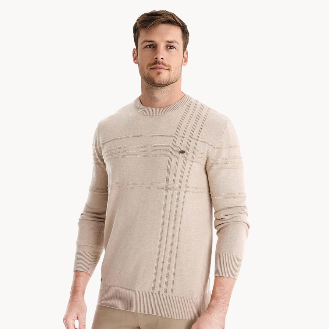 JULLS FASHION™ | HERRENPULLOVER MIT KARODESIGN 2