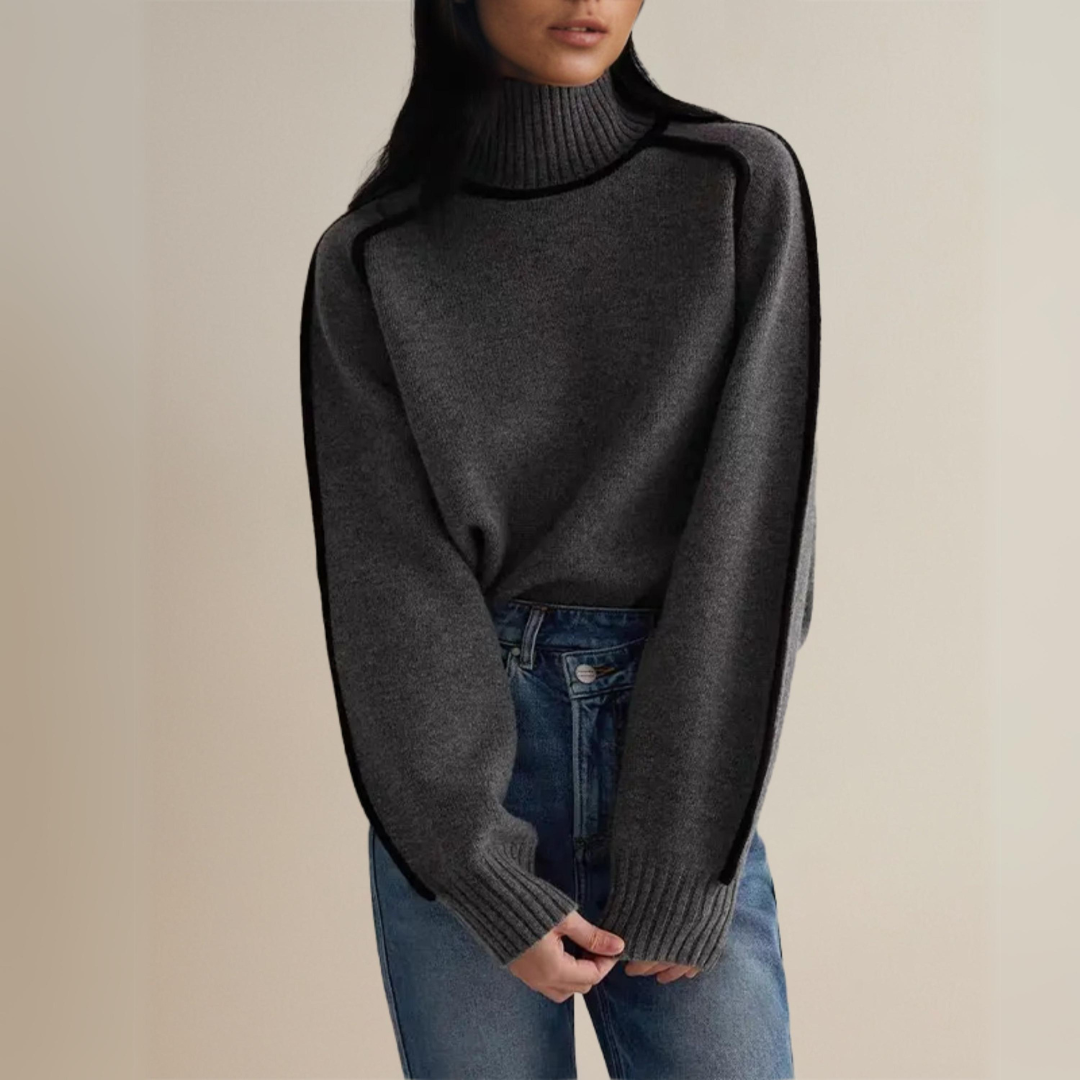 Lena™ | Eleganter Rollkragenpullover