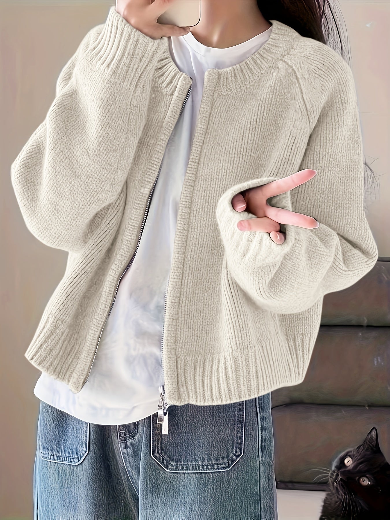 MIRA™ | WARME UND VIELSEITIGE STRICKJACKE
