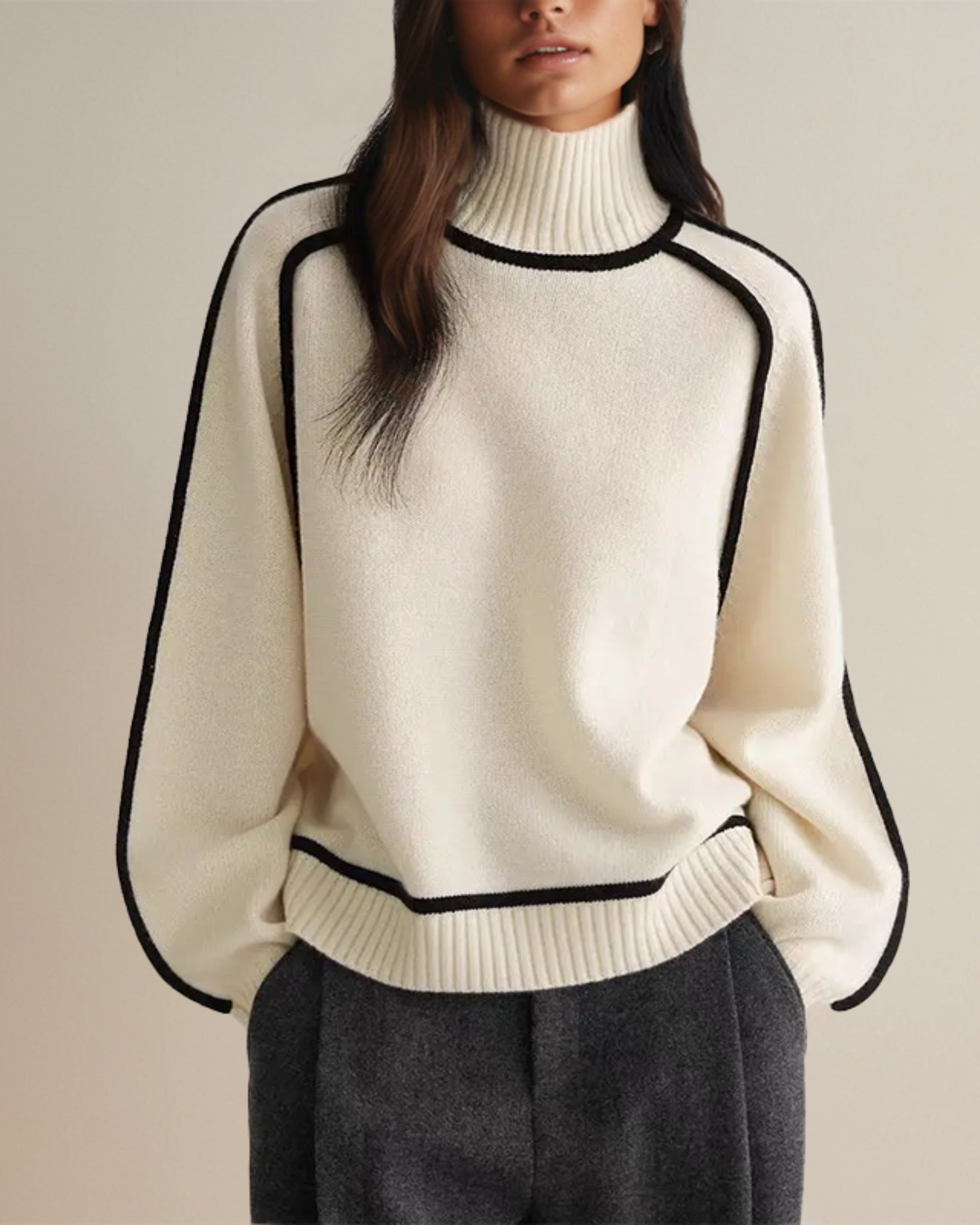 Lena™ | Eleganter Rollkragenpullover